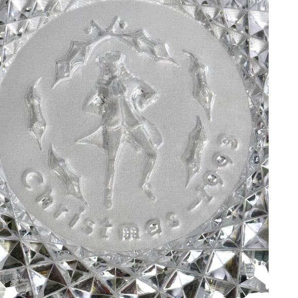 Waterford Crystal Twelve Days of Christmas 1993 "Lords-a-Leaping" Plate Ireland - Picture 2 of 4